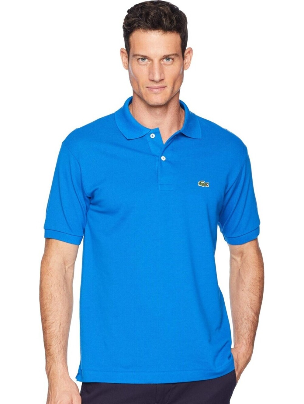 Lacoste Men's Classic Fit Short Sleeve Polo Shirt Blue 4-M